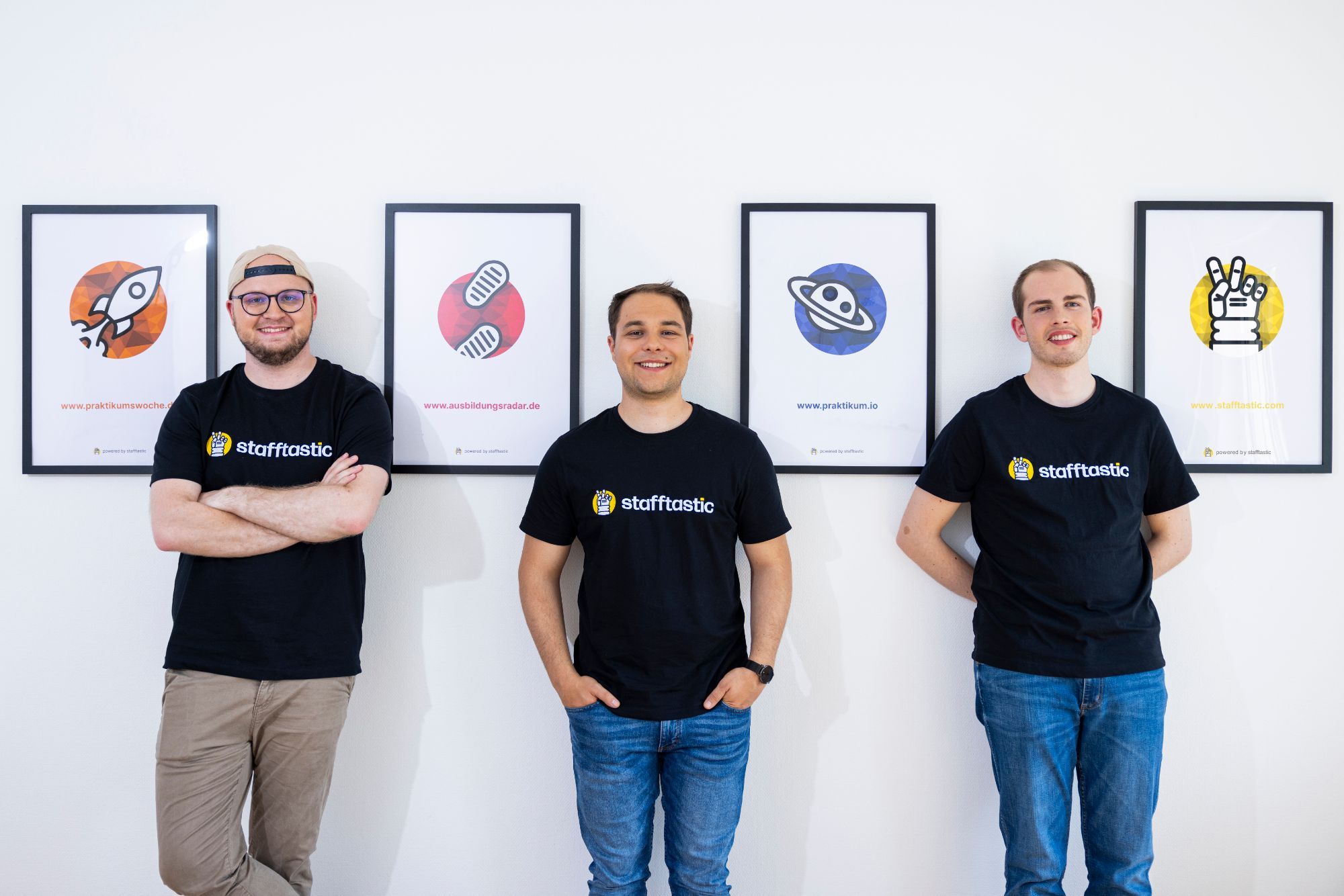 Die Gründer: Hendrik, Malte und Jan